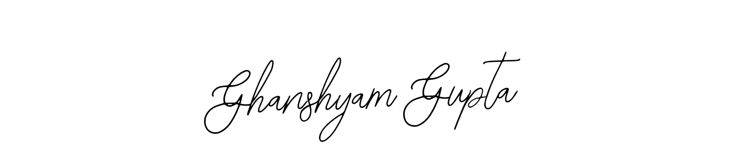 Ghanshyam Gupta stylish signature style. Best Handwritten Sign (Bearetta-2O07w) for my name. Handwritten Signature Collection Ideas for my name Ghanshyam Gupta. Ghanshyam Gupta signature style 12 images and pictures png