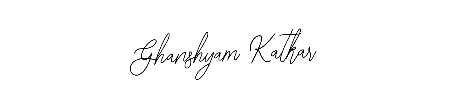 Make a beautiful signature design for name Ghanshyam Katkar. With this signature (Bearetta-2O07w) style, you can create a handwritten signature for free. Ghanshyam Katkar signature style 12 images and pictures png