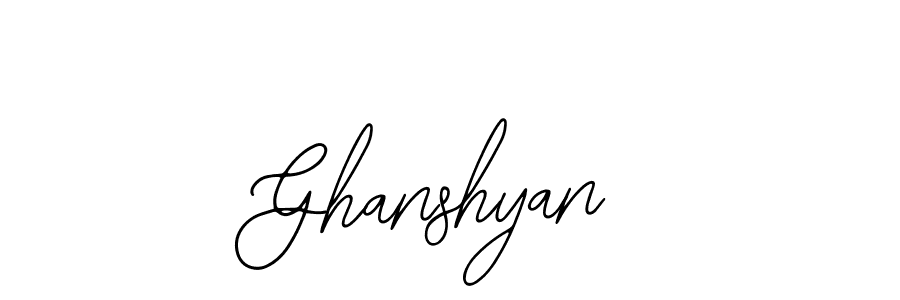 Also You can easily find your signature by using the search form. We will create Ghanshyan name handwritten signature images for you free of cost using Bearetta-2O07w sign style. Ghanshyan signature style 12 images and pictures png