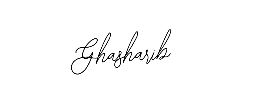 if you are searching for the best signature style for your name Ghasharib. so please give up your signature search. here we have designed multiple signature styles  using Bearetta-2O07w. Ghasharib signature style 12 images and pictures png