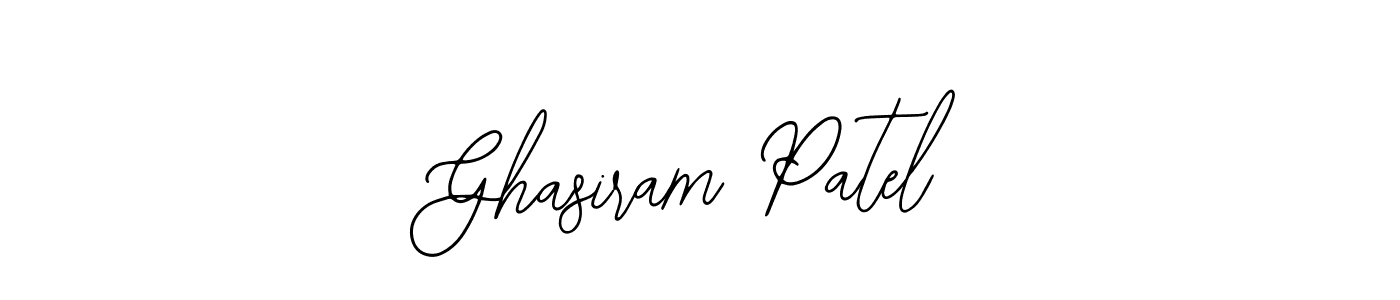 Make a beautiful signature design for name Ghasiram Patel. Use this online signature maker to create a handwritten signature for free. Ghasiram Patel signature style 12 images and pictures png