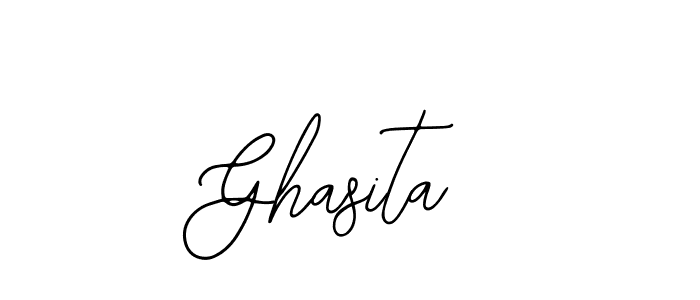 Use a signature maker to create a handwritten signature online. With this signature software, you can design (Bearetta-2O07w) your own signature for name Ghasita. Ghasita signature style 12 images and pictures png