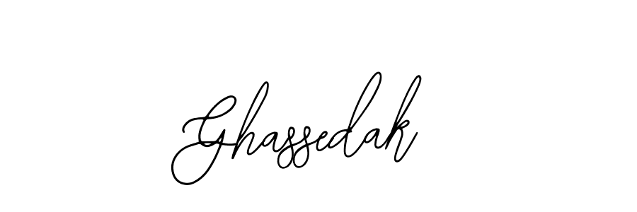 How to make Ghassedak signature? Bearetta-2O07w is a professional autograph style. Create handwritten signature for Ghassedak name. Ghassedak signature style 12 images and pictures png