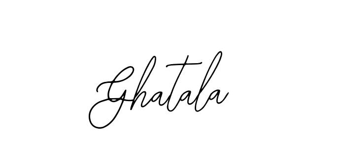 How to make Ghatala signature? Bearetta-2O07w is a professional autograph style. Create handwritten signature for Ghatala name. Ghatala signature style 12 images and pictures png