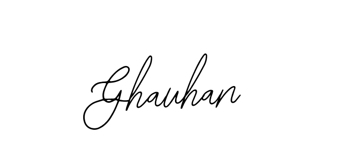 How to make Ghauhan signature? Bearetta-2O07w is a professional autograph style. Create handwritten signature for Ghauhan name. Ghauhan signature style 12 images and pictures png