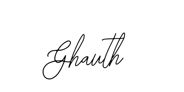 How to make Ghauth name signature. Use Bearetta-2O07w style for creating short signs online. This is the latest handwritten sign. Ghauth signature style 12 images and pictures png