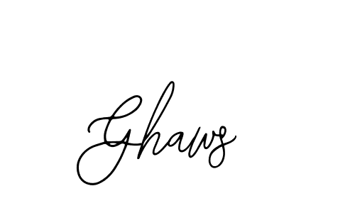 How to make Ghaws name signature. Use Bearetta-2O07w style for creating short signs online. This is the latest handwritten sign. Ghaws signature style 12 images and pictures png