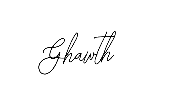 Design your own signature with our free online signature maker. With this signature software, you can create a handwritten (Bearetta-2O07w) signature for name Ghawth. Ghawth signature style 12 images and pictures png