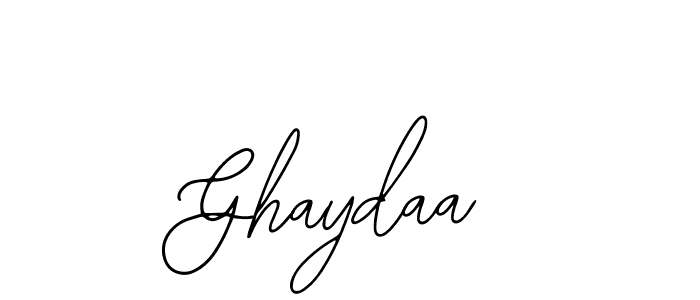 Ghaydaa stylish signature style. Best Handwritten Sign (Bearetta-2O07w) for my name. Handwritten Signature Collection Ideas for my name Ghaydaa. Ghaydaa signature style 12 images and pictures png