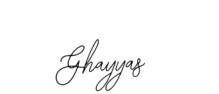 Also we have Ghayyas name is the best signature style. Create professional handwritten signature collection using Bearetta-2O07w autograph style. Ghayyas signature style 12 images and pictures png