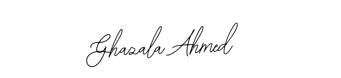 Create a beautiful signature design for name Ghazala Ahmed. With this signature (Bearetta-2O07w) fonts, you can make a handwritten signature for free. Ghazala Ahmed signature style 12 images and pictures png