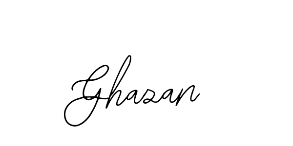 Design your own signature with our free online signature maker. With this signature software, you can create a handwritten (Bearetta-2O07w) signature for name Ghazan. Ghazan signature style 12 images and pictures png