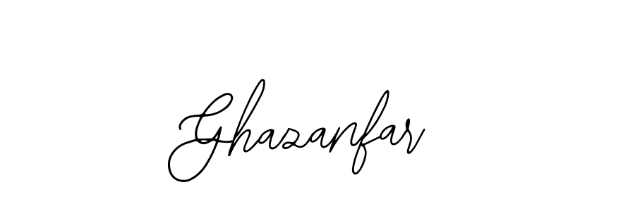 You should practise on your own different ways (Bearetta-2O07w) to write your name (Ghazanfar) in signature. don't let someone else do it for you. Ghazanfar signature style 12 images and pictures png