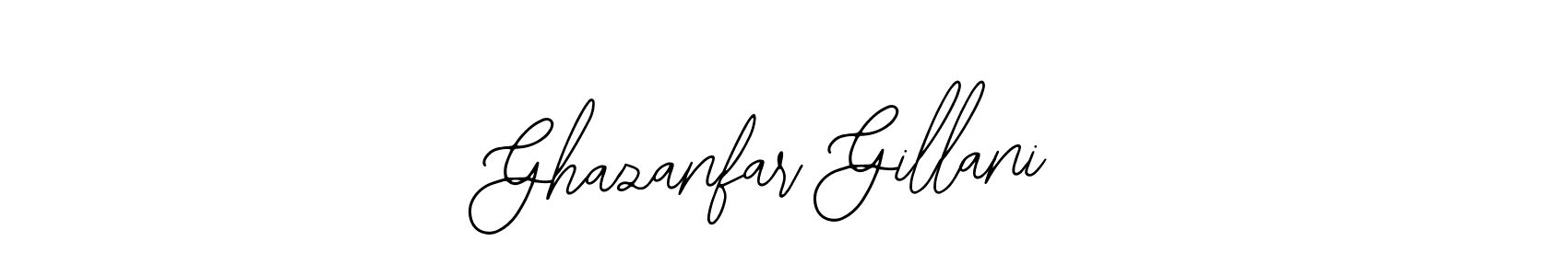 Also You can easily find your signature by using the search form. We will create Ghazanfar Gillani name handwritten signature images for you free of cost using Bearetta-2O07w sign style. Ghazanfar Gillani signature style 12 images and pictures png