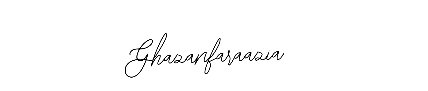 The best way (Bearetta-2O07w) to make a short signature is to pick only two or three words in your name. The name Ghazanfaraazia include a total of six letters. For converting this name. Ghazanfaraazia signature style 12 images and pictures png