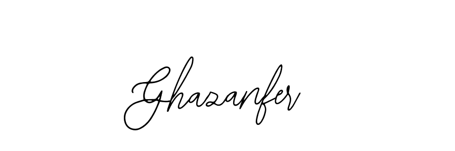 How to make Ghazanfer signature? Bearetta-2O07w is a professional autograph style. Create handwritten signature for Ghazanfer name. Ghazanfer signature style 12 images and pictures png