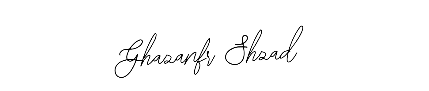 Make a beautiful signature design for name Ghazanfr Shzad. With this signature (Bearetta-2O07w) style, you can create a handwritten signature for free. Ghazanfr Shzad signature style 12 images and pictures png