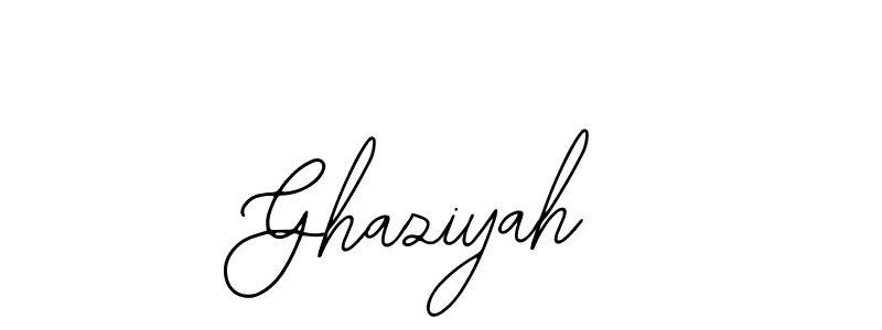 Make a beautiful signature design for name Ghaziyah. Use this online signature maker to create a handwritten signature for free. Ghaziyah signature style 12 images and pictures png