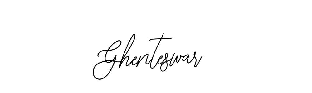 Design your own signature with our free online signature maker. With this signature software, you can create a handwritten (Bearetta-2O07w) signature for name Ghenteswar. Ghenteswar signature style 12 images and pictures png