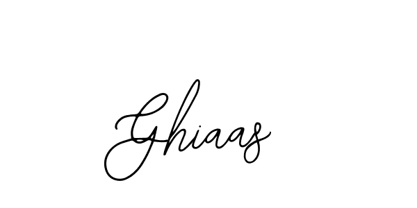 Design your own signature with our free online signature maker. With this signature software, you can create a handwritten (Bearetta-2O07w) signature for name Ghiaas. Ghiaas signature style 12 images and pictures png