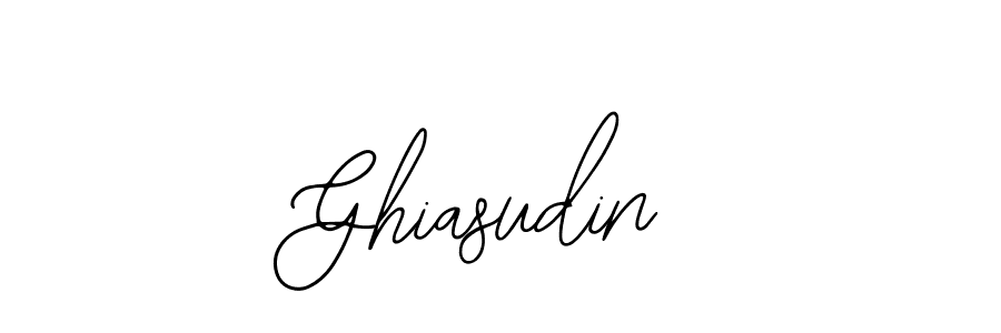 How to make Ghiasudin name signature. Use Bearetta-2O07w style for creating short signs online. This is the latest handwritten sign. Ghiasudin signature style 12 images and pictures png