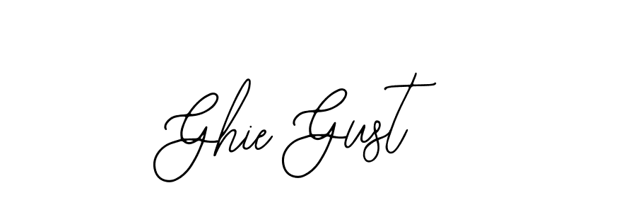 Use a signature maker to create a handwritten signature online. With this signature software, you can design (Bearetta-2O07w) your own signature for name Ghie Gust. Ghie Gust signature style 12 images and pictures png