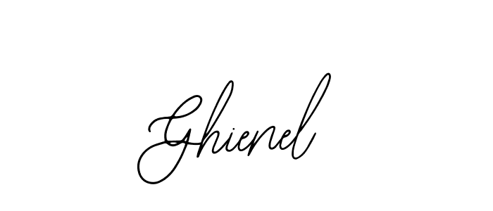 Make a beautiful signature design for name Ghienel. With this signature (Bearetta-2O07w) style, you can create a handwritten signature for free. Ghienel signature style 12 images and pictures png