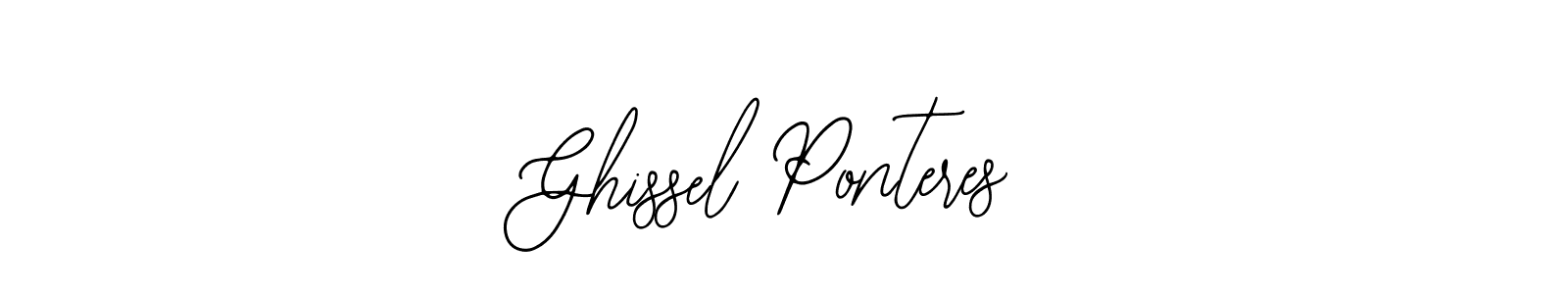 if you are searching for the best signature style for your name Ghissel Ponteres. so please give up your signature search. here we have designed multiple signature styles  using Bearetta-2O07w. Ghissel Ponteres signature style 12 images and pictures png