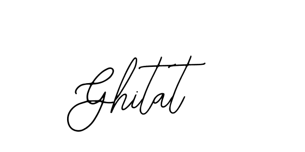 How to make Ghitat name signature. Use Bearetta-2O07w style for creating short signs online. This is the latest handwritten sign. Ghitat signature style 12 images and pictures png