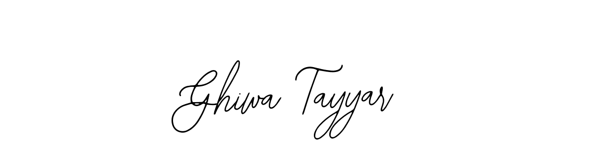 How to Draw Ghiwa Tayyar signature style? Bearetta-2O07w is a latest design signature styles for name Ghiwa Tayyar. Ghiwa Tayyar signature style 12 images and pictures png