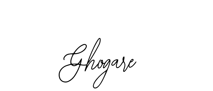 Ghogare stylish signature style. Best Handwritten Sign (Bearetta-2O07w) for my name. Handwritten Signature Collection Ideas for my name Ghogare. Ghogare signature style 12 images and pictures png