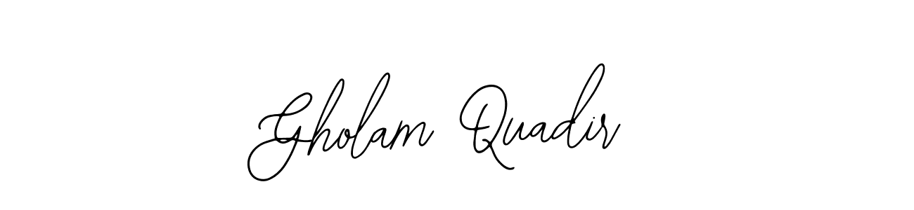 if you are searching for the best signature style for your name Gholam Quadir. so please give up your signature search. here we have designed multiple signature styles  using Bearetta-2O07w. Gholam Quadir signature style 12 images and pictures png
