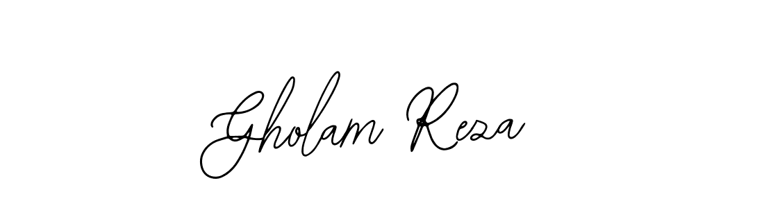 if you are searching for the best signature style for your name Gholam Reza. so please give up your signature search. here we have designed multiple signature styles  using Bearetta-2O07w. Gholam Reza signature style 12 images and pictures png