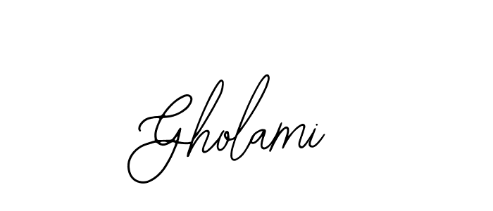 Make a beautiful signature design for name Gholami. With this signature (Bearetta-2O07w) style, you can create a handwritten signature for free. Gholami signature style 12 images and pictures png