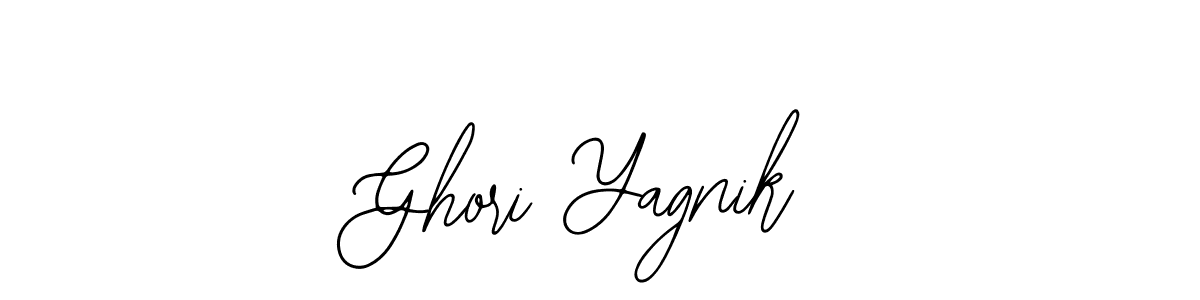 Make a beautiful signature design for name Ghori Yagnik. With this signature (Bearetta-2O07w) style, you can create a handwritten signature for free. Ghori Yagnik signature style 12 images and pictures png