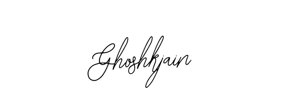 Also we have Ghoshkjain name is the best signature style. Create professional handwritten signature collection using Bearetta-2O07w autograph style. Ghoshkjain signature style 12 images and pictures png