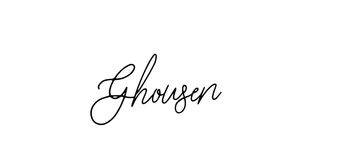 How to make Ghousen name signature. Use Bearetta-2O07w style for creating short signs online. This is the latest handwritten sign. Ghousen signature style 12 images and pictures png