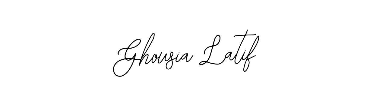 Make a beautiful signature design for name Ghousia Latif. Use this online signature maker to create a handwritten signature for free. Ghousia Latif signature style 12 images and pictures png