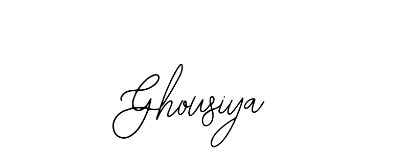 Make a beautiful signature design for name Ghousiya. Use this online signature maker to create a handwritten signature for free. Ghousiya signature style 12 images and pictures png