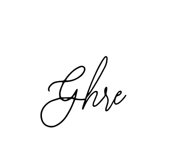 How to make Ghre signature? Bearetta-2O07w is a professional autograph style. Create handwritten signature for Ghre name. Ghre signature style 12 images and pictures png