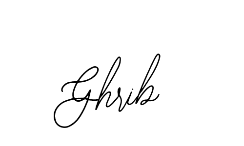 How to make Ghrib signature? Bearetta-2O07w is a professional autograph style. Create handwritten signature for Ghrib name. Ghrib signature style 12 images and pictures png