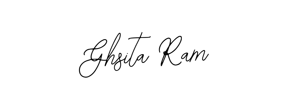 How to make Ghsita Ram name signature. Use Bearetta-2O07w style for creating short signs online. This is the latest handwritten sign. Ghsita Ram signature style 12 images and pictures png