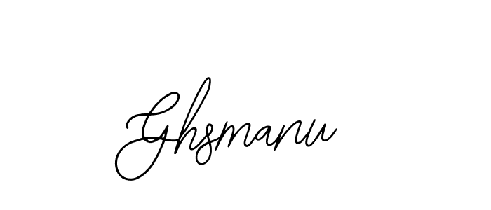 Design your own signature with our free online signature maker. With this signature software, you can create a handwritten (Bearetta-2O07w) signature for name Ghsmanu. Ghsmanu signature style 12 images and pictures png