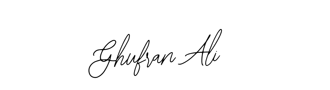 How to make Ghufran Ali signature? Bearetta-2O07w is a professional autograph style. Create handwritten signature for Ghufran Ali name. Ghufran Ali signature style 12 images and pictures png