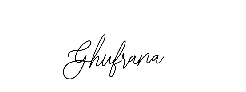 Make a beautiful signature design for name Ghufrana. With this signature (Bearetta-2O07w) style, you can create a handwritten signature for free. Ghufrana signature style 12 images and pictures png