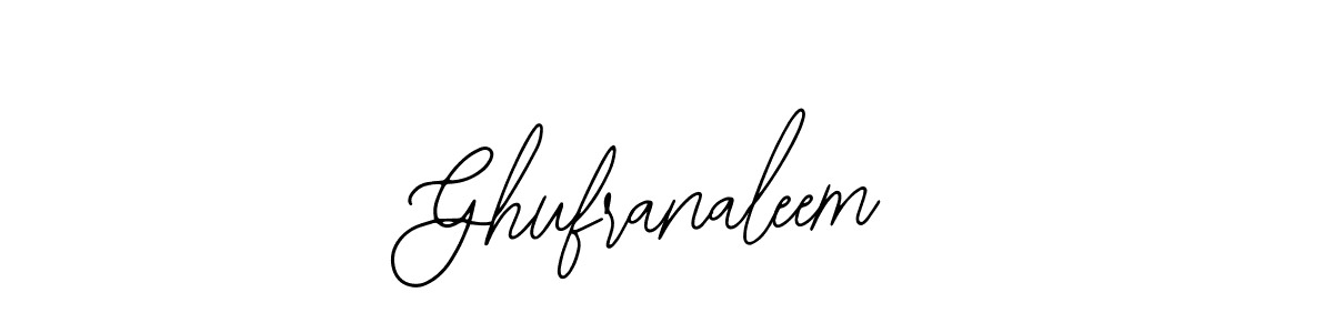 How to make Ghufranaleem signature? Bearetta-2O07w is a professional autograph style. Create handwritten signature for Ghufranaleem name. Ghufranaleem signature style 12 images and pictures png