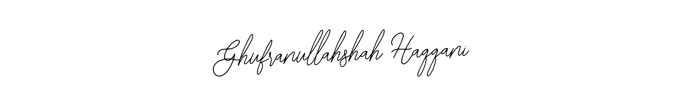 Make a beautiful signature design for name Ghufranullahshah Haqqani. With this signature (Bearetta-2O07w) style, you can create a handwritten signature for free. Ghufranullahshah Haqqani signature style 12 images and pictures png