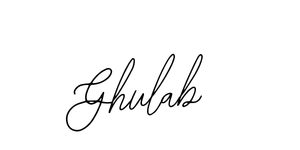 Make a beautiful signature design for name Ghulab. With this signature (Bearetta-2O07w) style, you can create a handwritten signature for free. Ghulab signature style 12 images and pictures png