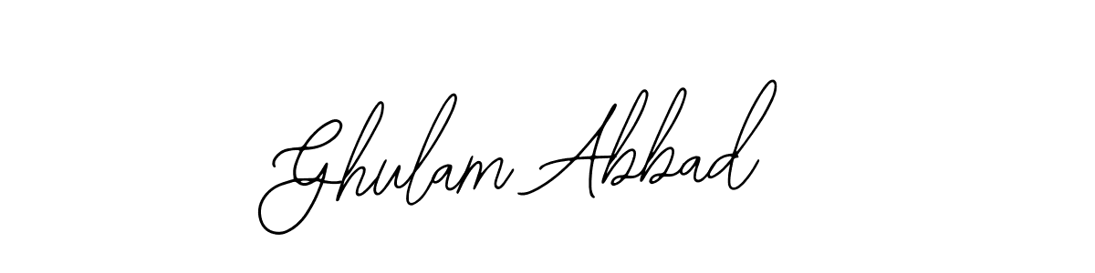 Similarly Bearetta-2O07w is the best handwritten signature design. Signature creator online .You can use it as an online autograph creator for name Ghulam Abbad. Ghulam Abbad signature style 12 images and pictures png