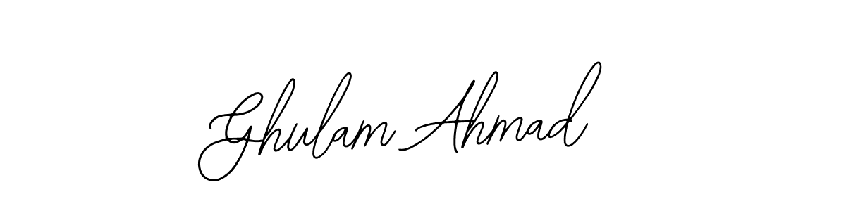 Make a beautiful signature design for name Ghulam Ahmad. Use this online signature maker to create a handwritten signature for free. Ghulam Ahmad signature style 12 images and pictures png